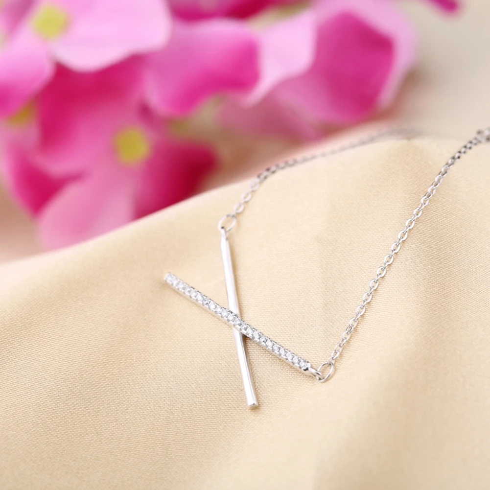 Женское Ожерелье из чистого серебра 925 пробы модные ювелирные изделия