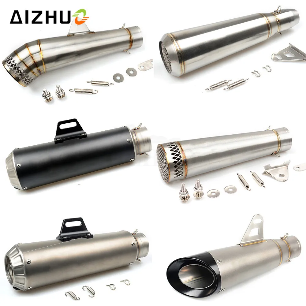 36 51 мм универсальный глушитель выхлопной трубы мотоцикла для honda dio vfr 800 cb400 pcx 125