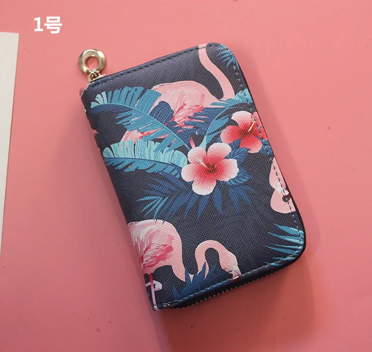 NO.1 22 стильные бумажники с мультяшным рисунком, Длинный кошелек на молнии, милый кошелек для путешествий, сумка для карт, мини-сумка - Цвет: NO.1