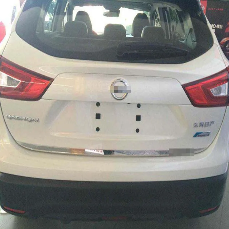 

For NISSAN QASHQAI J11 Accessories 2014 2015 2016 2017 2018 2019 Rear Tail Door Sticker Back Door Tailgate Trim
