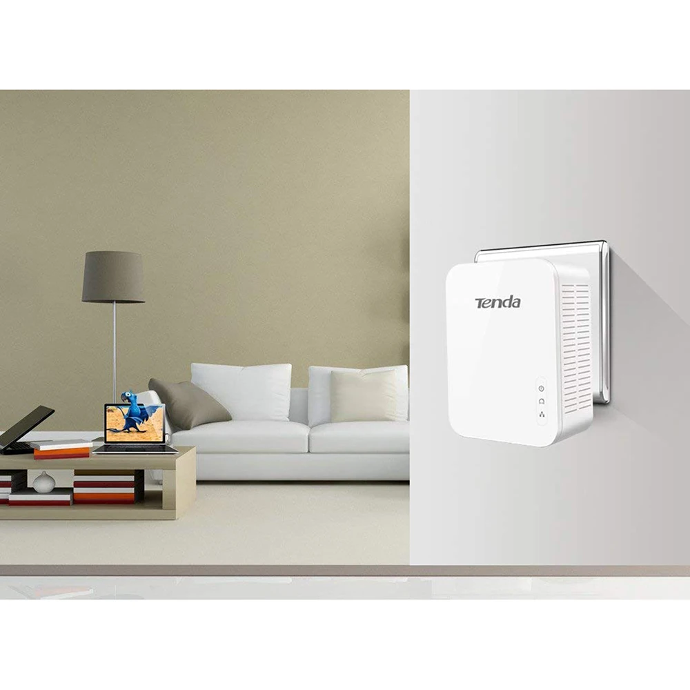 1 шт. Tenda PH3 1000 Мбит/с сетевой адаптер Powerline порт Gigabit AV1000 Ethernet PLC Высокая