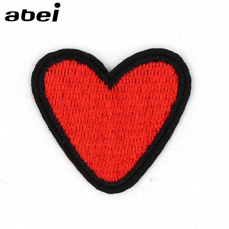 1 шт. наклейки с вышивкой в виде сердца краба совы цветов|iron on heart|iron onclothes stickers |