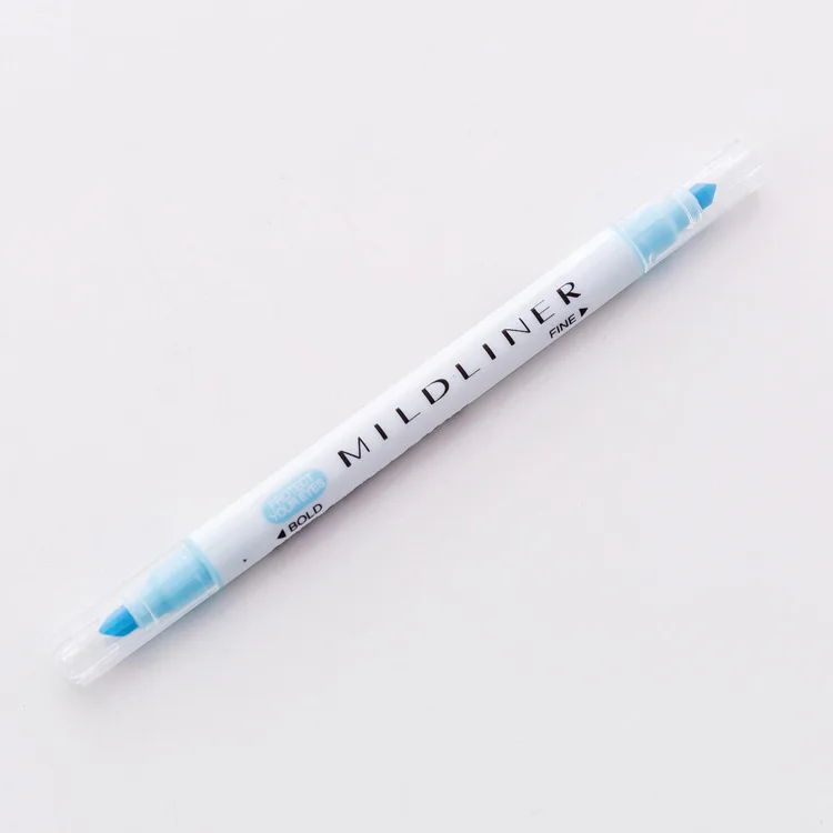 11 lan Милые 12 цветов ручки mildliner хайлайтер двойная двухглавая флуоресцентная ручка художественный маркер для рисования канцелярские принадлежности Школьные принадлежности - Цвет: 11 lan