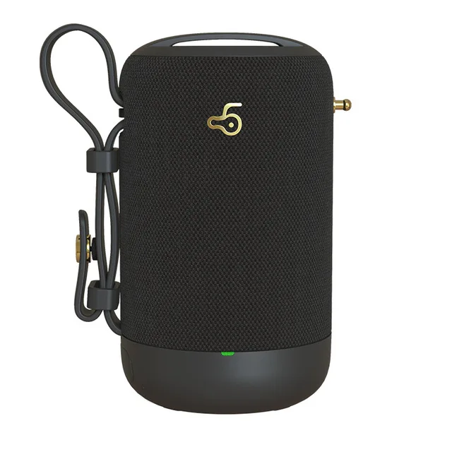 Black 8 часов TWS бас портативный динамик Hifi сабвуфер беспроводной Bluetooth динамик водонепроницаемый Саундбар Бумбокс радио для xiaomi huawei - Цвет: Black