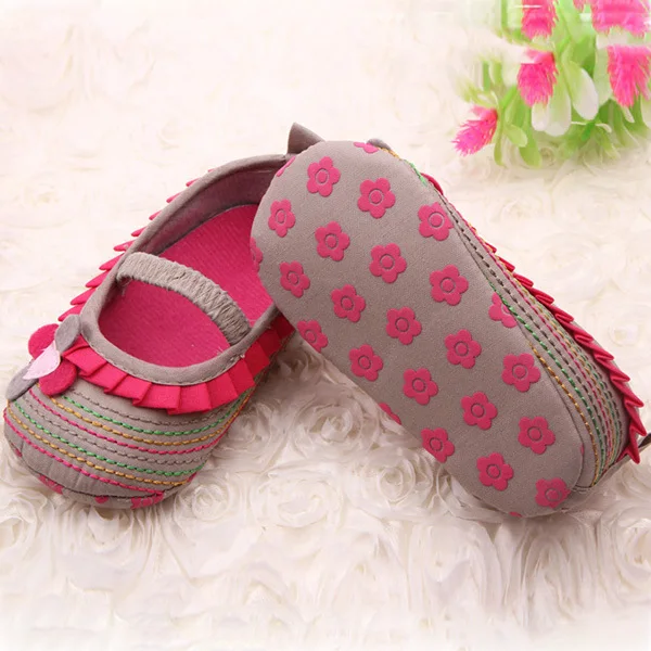 Новинка 2017 года обувь для маленьких девочек 0 12 месяцев милый цвет новорожденных
