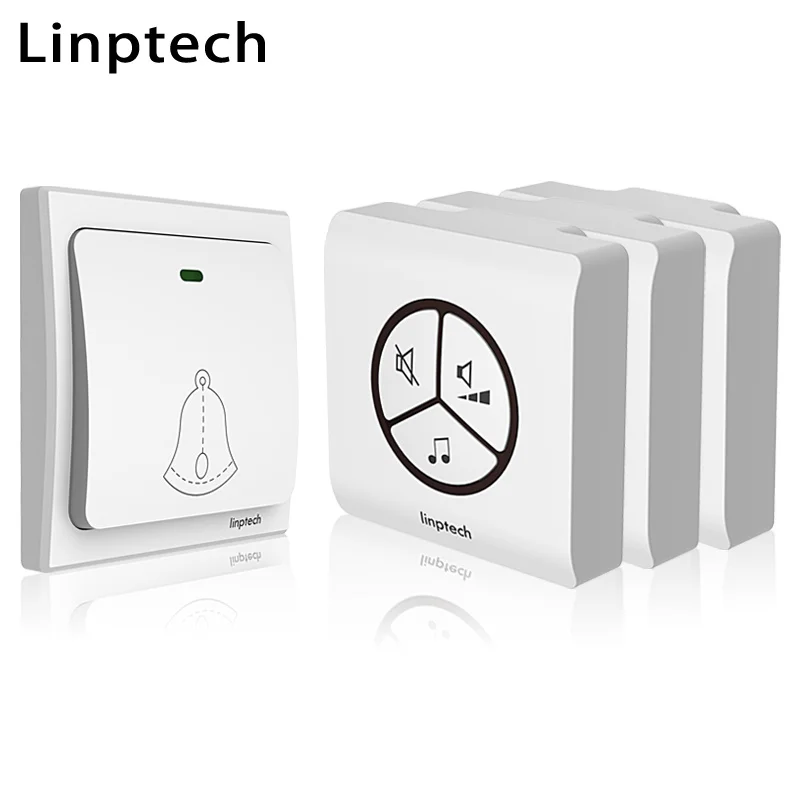 Горячая Распродажа Linptech G1 автономный беспроводной дверной звонок без батареи 300