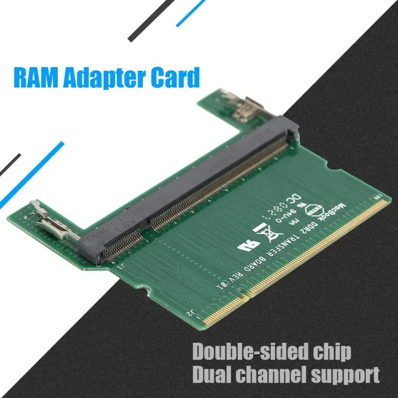VODOOL DDR2/DDR3 ноутбука так DIMM для рабочего стола DIMM адаптера памяти адаптер RAM карты, комлпектующие компьютера аксессуара расширительные платы
