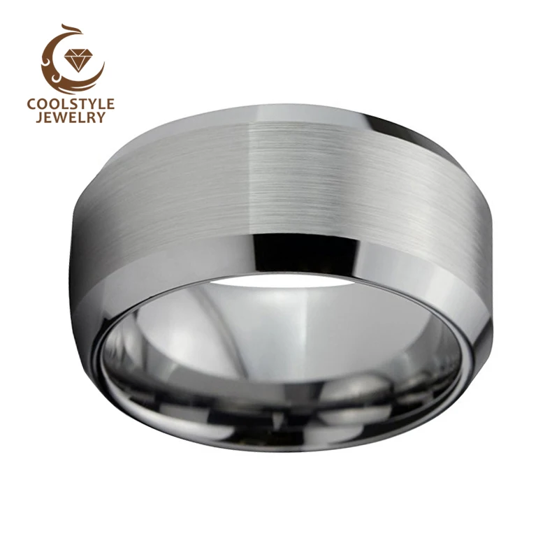 Мужской обручальный браслет с матовой конической отделкой удобная посадка 12
