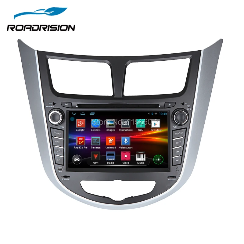 Автомобильный DVD плеер RoadRision 1024*600 с четырёхъядерным процессором Android 6 0 GPS плеером