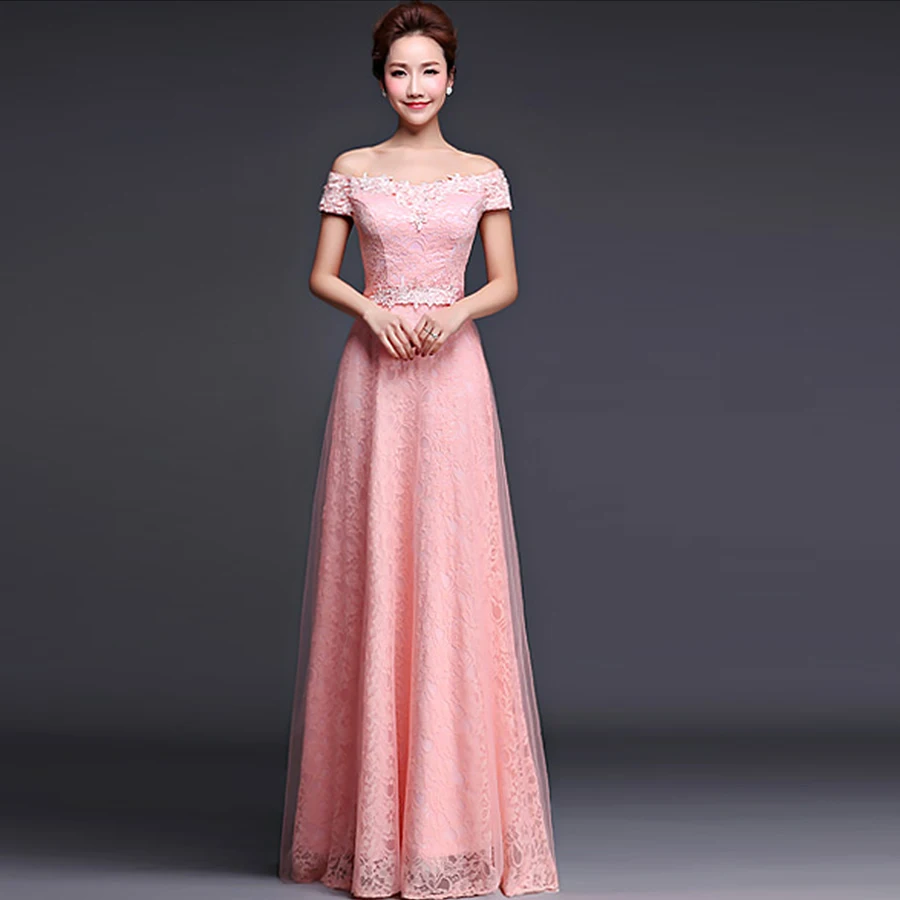 Горячая Распродажа розовое платье подружки невесты с рукавами крылышками и v