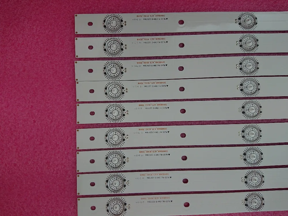 (Новый комплект) 9 шт. SVH480A08 4LED REV02 480 мм Светодиодная подсветка полоса для 48