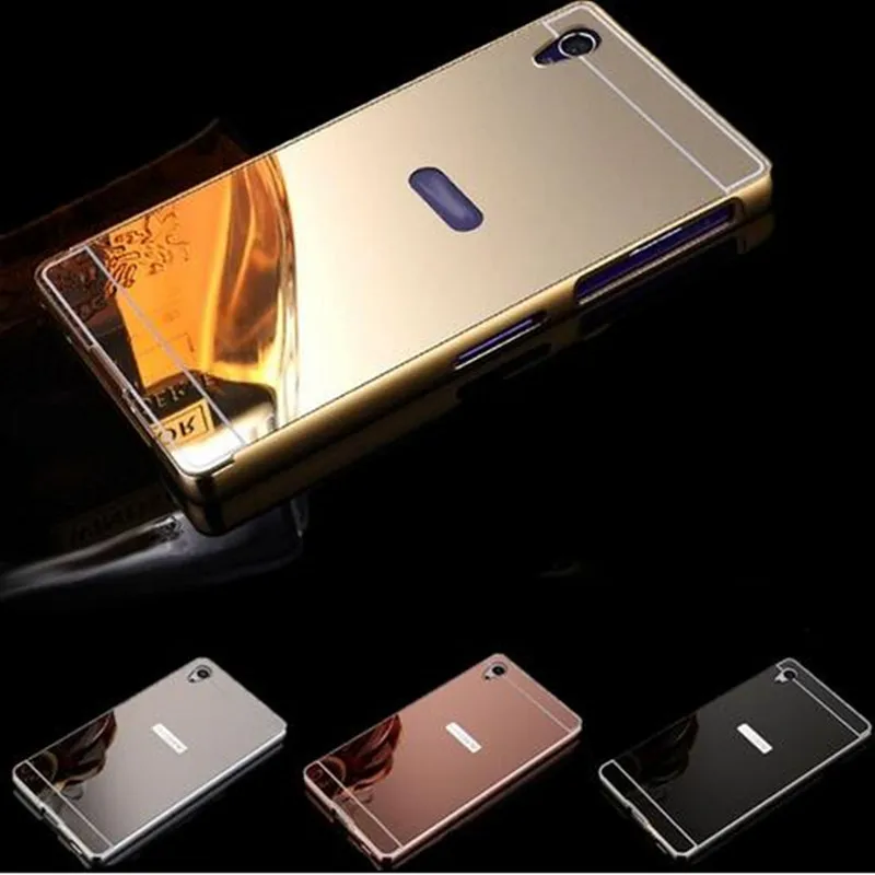 Роскошный чехол для телефона Sony Xperia M4 Aqua C6 X XA XZ XZ1 XZ2 XA2 Z5 Compact M5 алюминиевая рамка