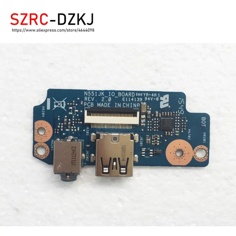 SZRCDZKJ оригинал для ASUS N551 N551ZU звуковая плата USB board E114139 REV2.0 | Компьютеры и офис
