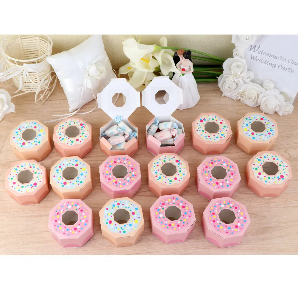 OurWarm Candy Boxes Craft Paper Birthday Party Favor Kids Gift Boxes Wedding Decorations Baby Shower Supplies
