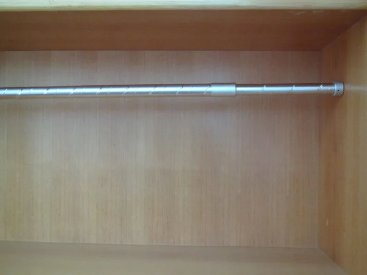 Алюминиевый сплав резной Телескопический шкаф подвесной стержень минимальная