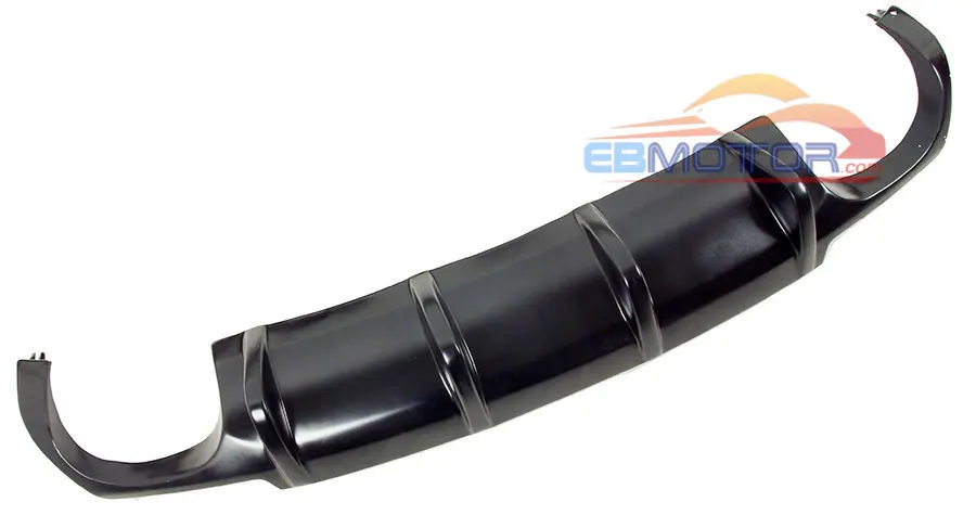 UNPAINTED Quad Exhaust Dual Outlet Rear Bumper Lip Diffuser For VW Scirocco R 10-13 V073F | Автомобили и мотоциклы