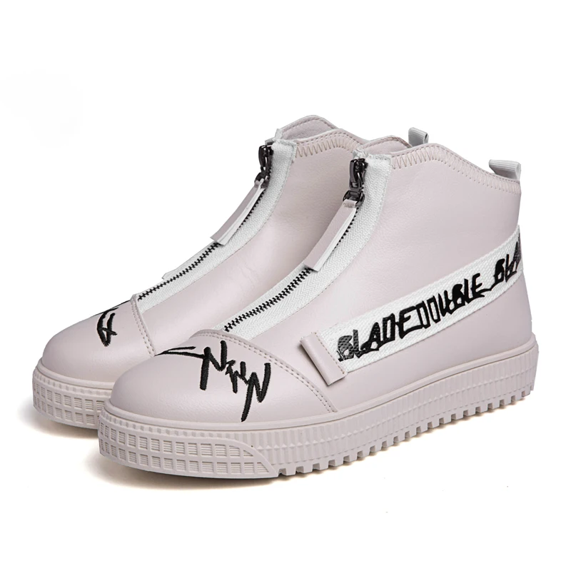 Лидер продаж высокие Мужская обувь повседневное уличная мода осень Chaussures Homme