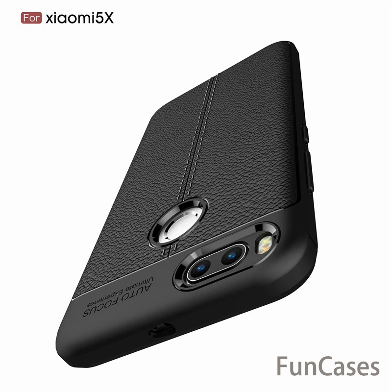Чехол для Xiaomi mi 5x A1 Чехлы класса люкс из искусственной кожи текстура мягкий