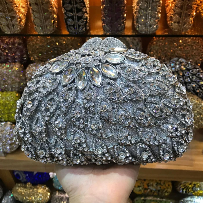 

Clutch Women Evening bags Diamond Rhinestone Clutches Crystal Wallet Wedding Purse Party Chian Shoulder Bags Banquet wallet