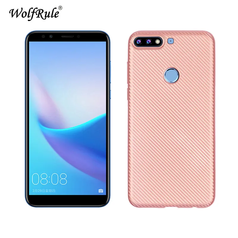 WolfRule Case Huawei Honor 7C Pro Cover Luxury Full Protection Soft TPU For 7c Shell Y7 Prime 2018 5.99 |