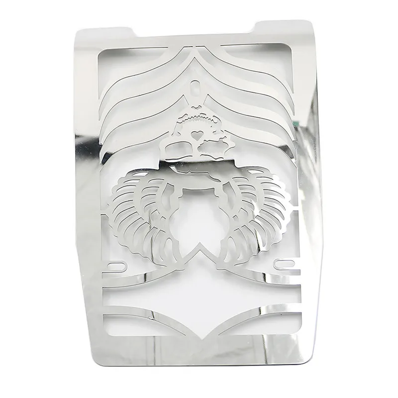 Череп стальной Охлаждающий радиатор решетка Защитная крышка для YAMAHA Vstar XVS650 Dragstar