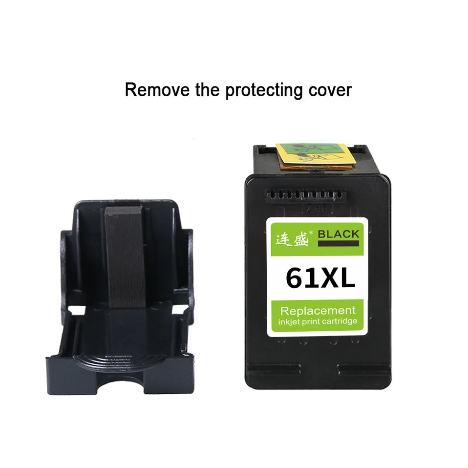 1 шт. 61XL черный заправленный чернильный картридж Relacement для HP 61 XL hp 1000 1010 1050 1510 2000 3000