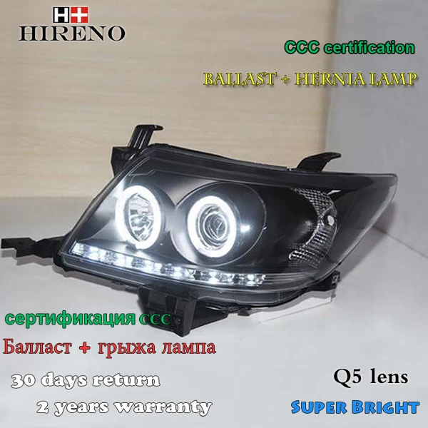 2 шт. фары Hireno для Toyota Hilux Vigo 2004-2010 гг. | Автомобили и мотоциклы
