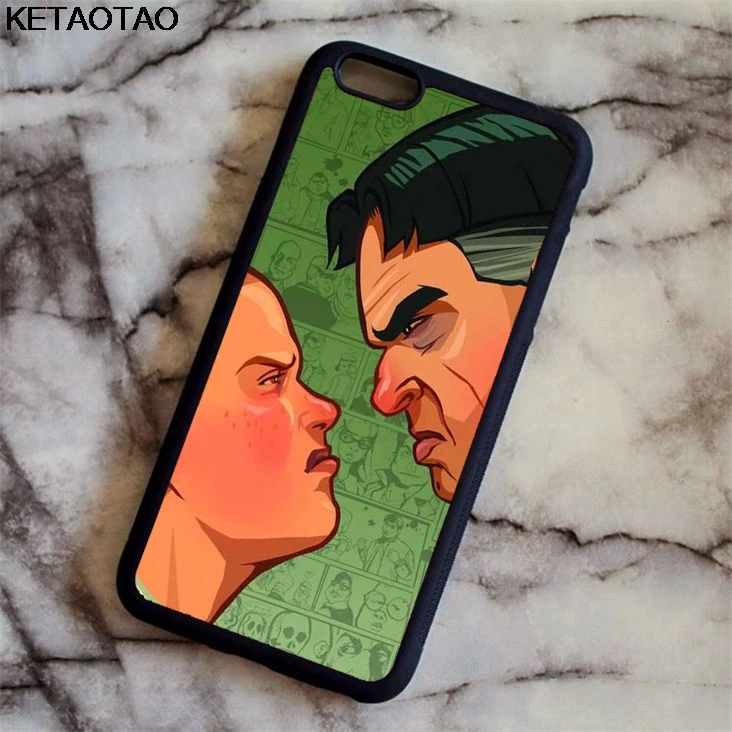 KETAOTAO Rockstar gta 5 Grand Theft автомобильные чехлы для телефонов iPhone 4S 5C 5S 6S 7 8 Plus X Samsung чехол