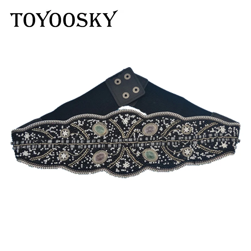 Новое поступление 2019 женский эластичный пояс OL в виде ракушек украшенный