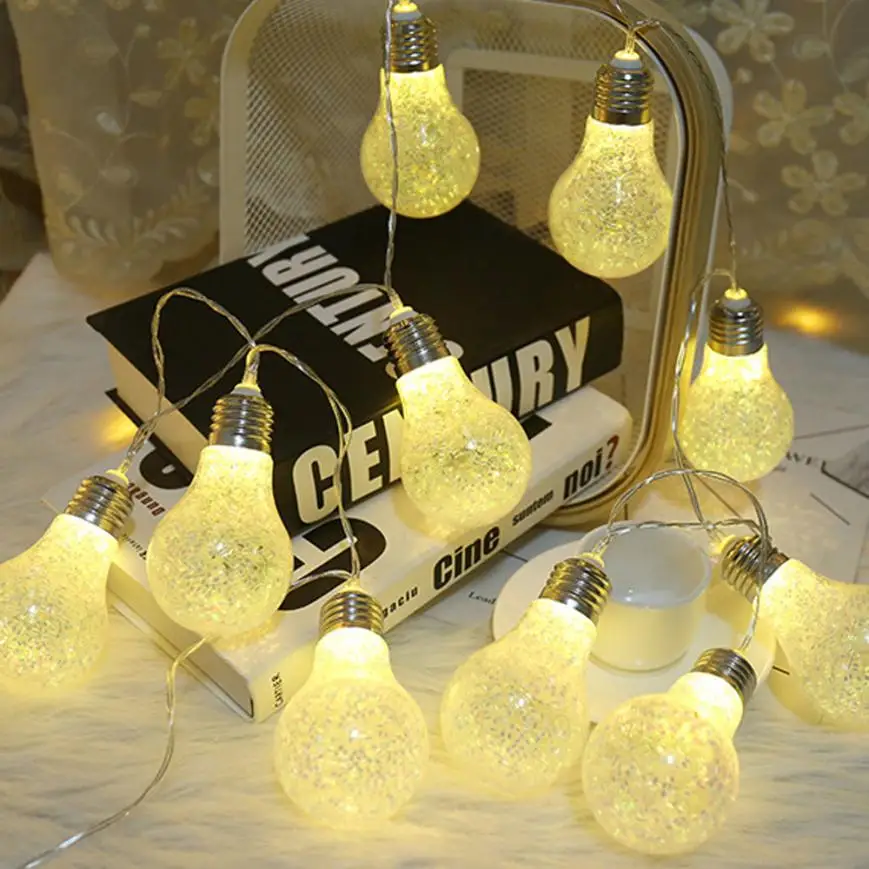 1 5 м 10LED хлопковые Бальные гирлянды вечерние свадебные рождественские украшения