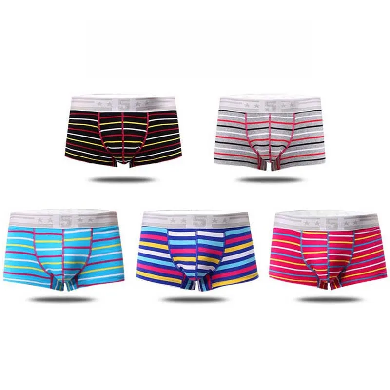 Новое поступление сексуальные мужские боксеры дышащие шорты Homme Cuecas Masculina
