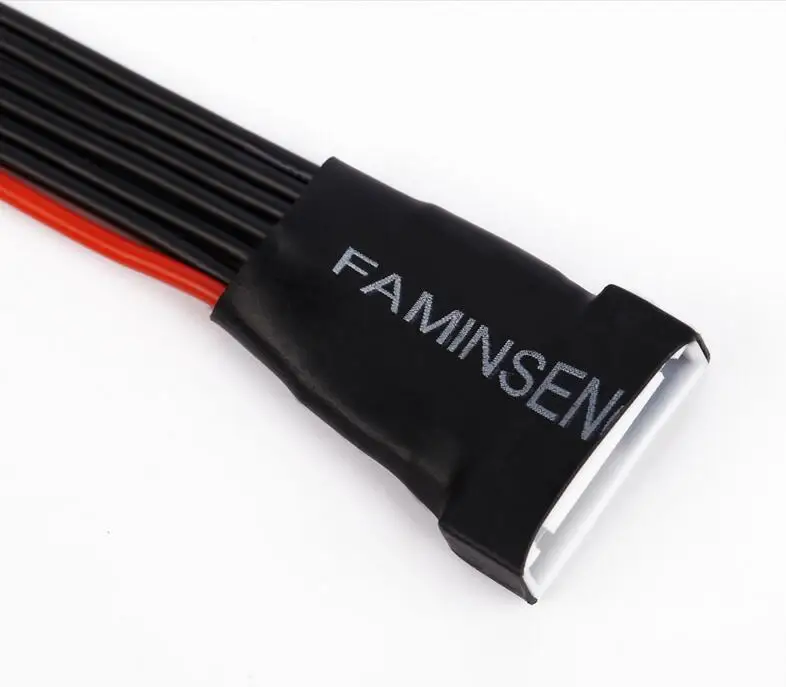 10 шт./лот 20 см 22awg Li Po Батарея баланс 2 S 3 4S 5S 6 s зарядки Расширение провода кабель