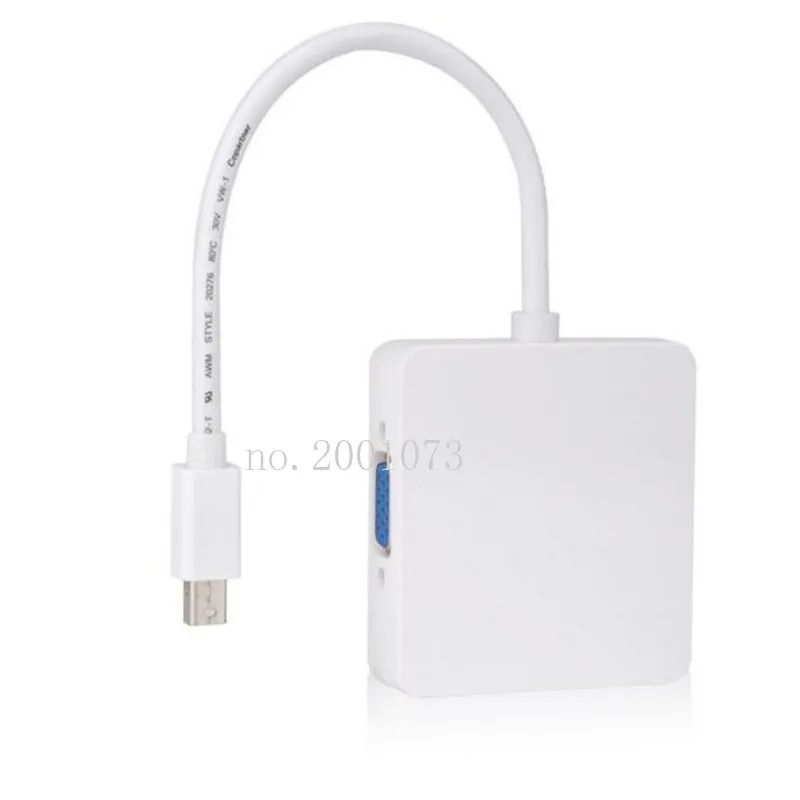Mini DP порта Thunderbolt к VGA, HDMI, DVI HDMI конвертер адаптер кабель для iMac Mac Mini Pro воздуха книги для мониторинга ТВ