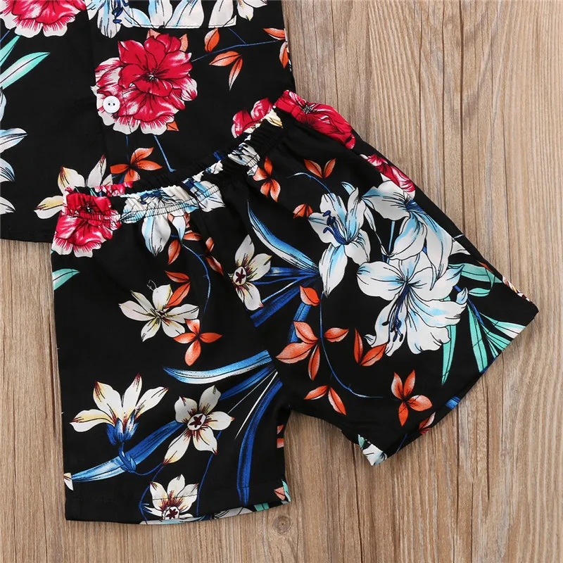 Комплект из 2 предметов для малышей футболка маленьких мальчиков топы + штаны