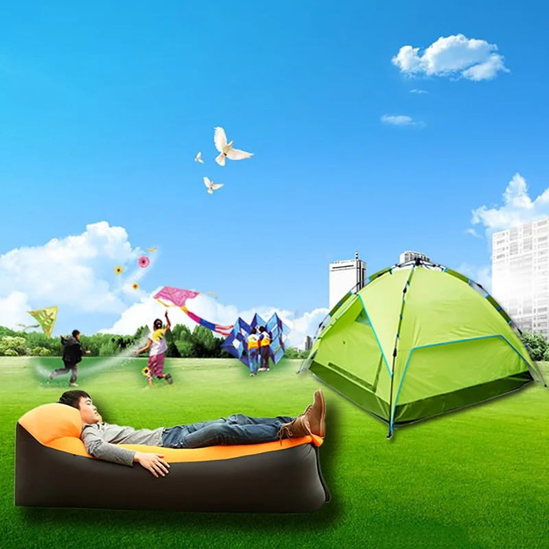 Надувной диван портативный для кемпинга шезлонг Пляжная кровать лежак layBag