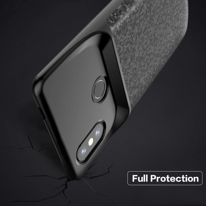 Чехол для аккумулятора для Xiaomi mi 8 8SE power Bank чехол для зарядного устройства для Xiao mi 6 6X мягкий чехол для зарядки power bank чехол для mi x 2