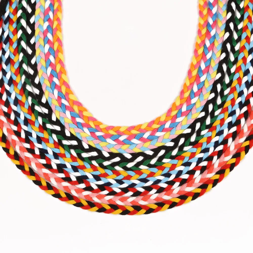 5 метров в длину 7 мм Цветные полиэфирные шнуры плетеная веревка сделай сам