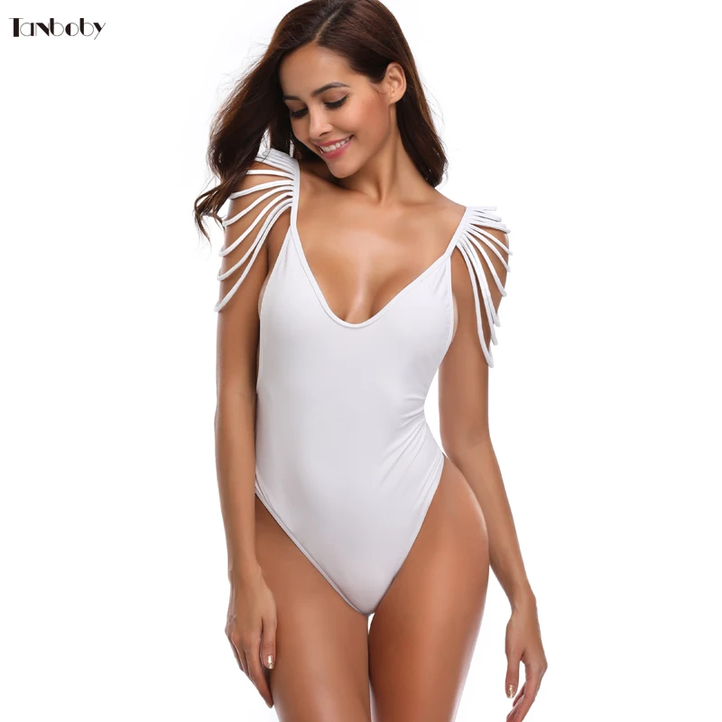 Цельные Монокини купальные костюмы-женские сексуальные вязаные крючком