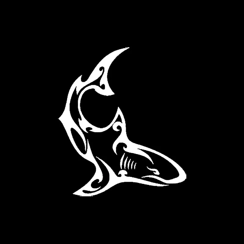 YJZT 12 2 см * 14 3 веселая виниловая Автомобильная наклейка Акула наклейки для