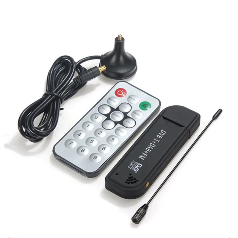 USB2.0 DAB FM DVB T RTL2832 R820T SDR RTL ключ палка цифровой ТВ тюнер приемник ИК пульт с