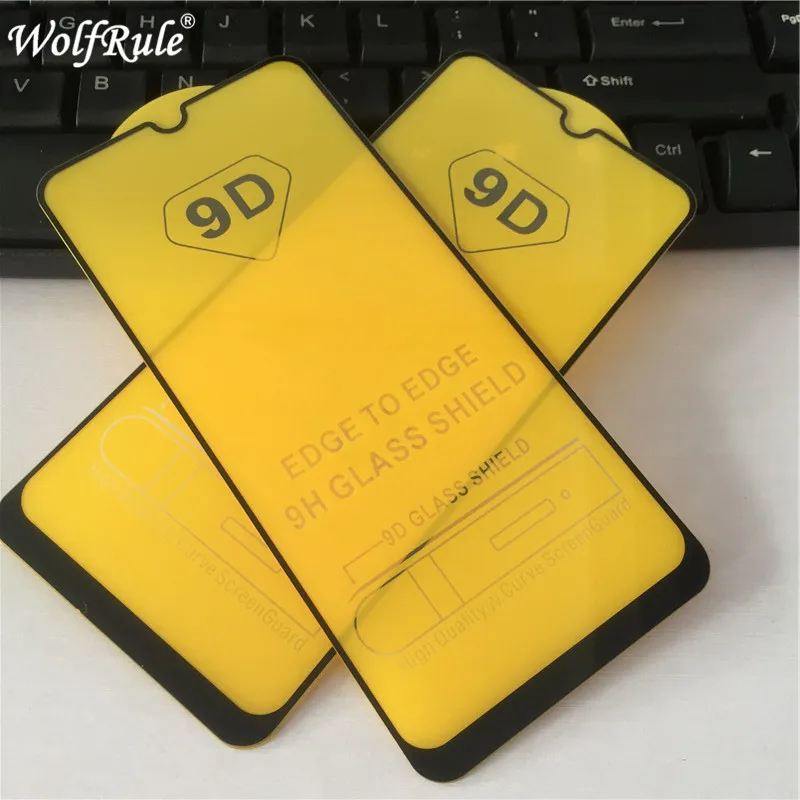 Полное клеевое покрытие закаленное стекло для Samsung Galaxy A50 Защитное экрана полное