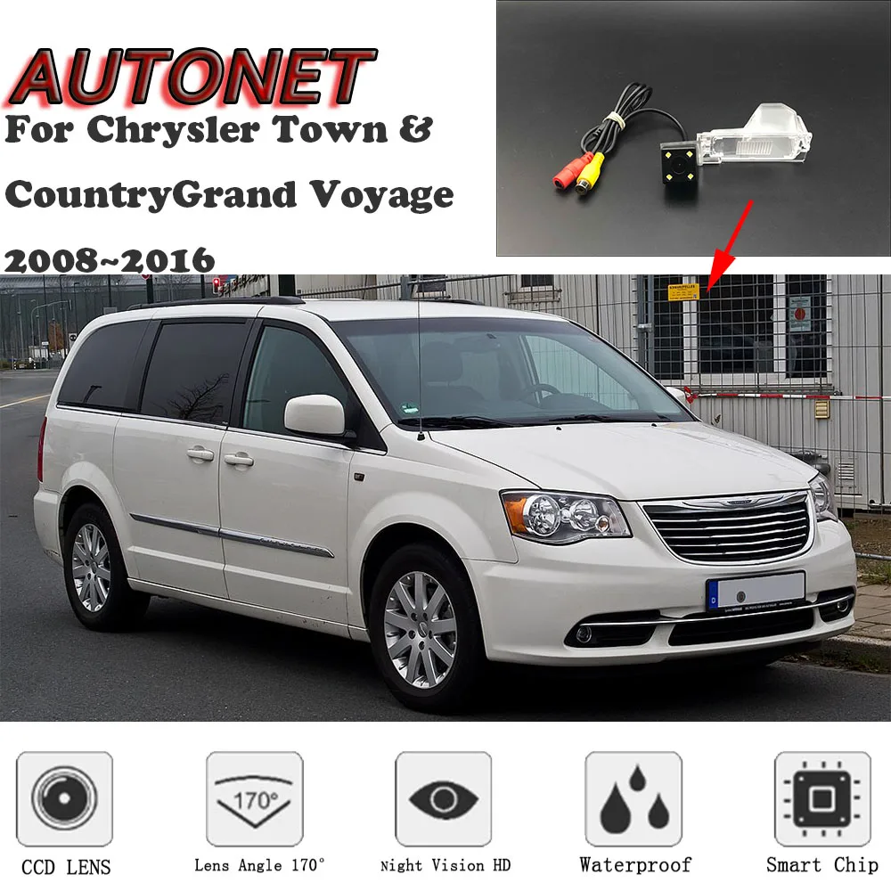 Камера заднего вида с ночным видением для Chrysler Town & Country/Grand Voyage 2008 ~ 2016/камера или