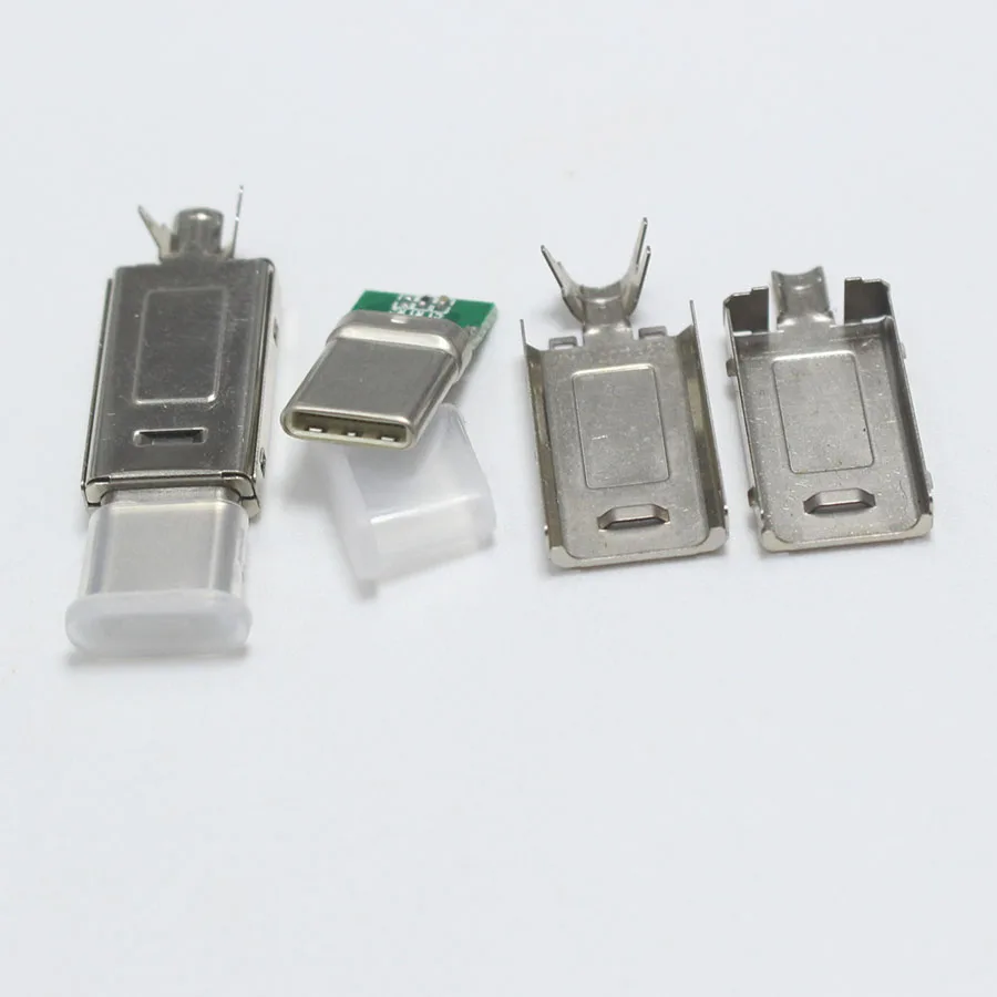 Оригинальный двусторонний штекер USB 3 1 Type-C-Type C 2 комплекта сварочный разъем для