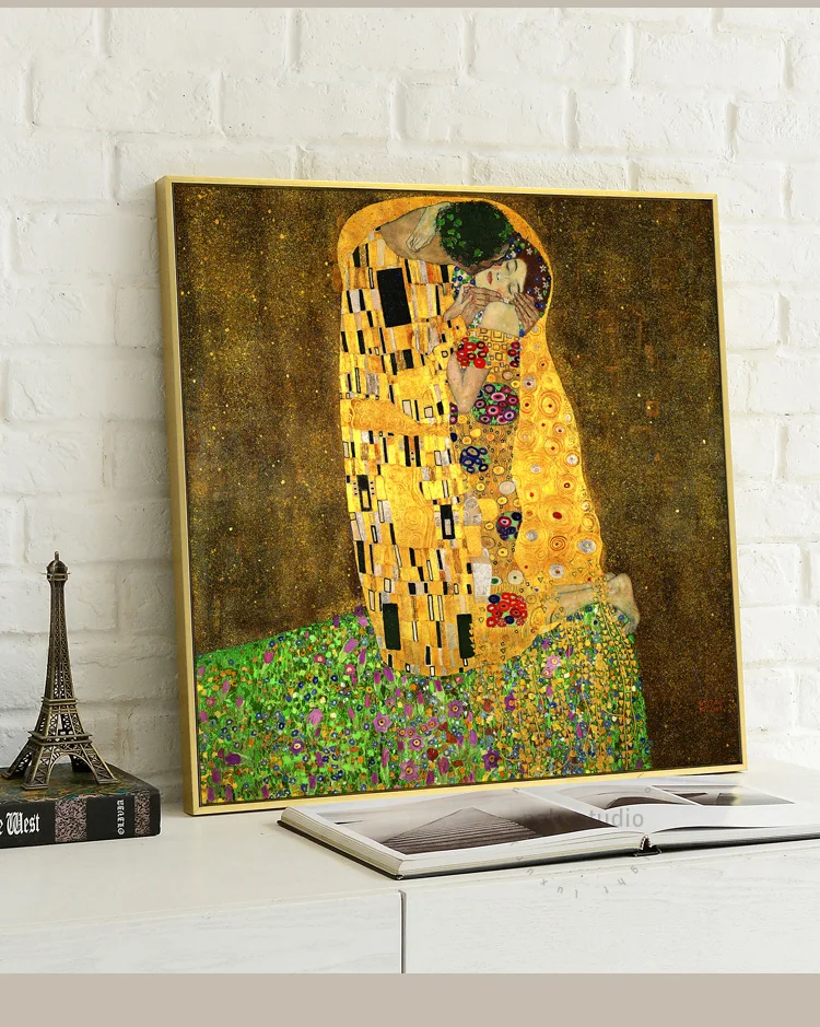 DIY живопись по номерам Kiss _ gustav klimt домашнее украшение для гостиной цифровое