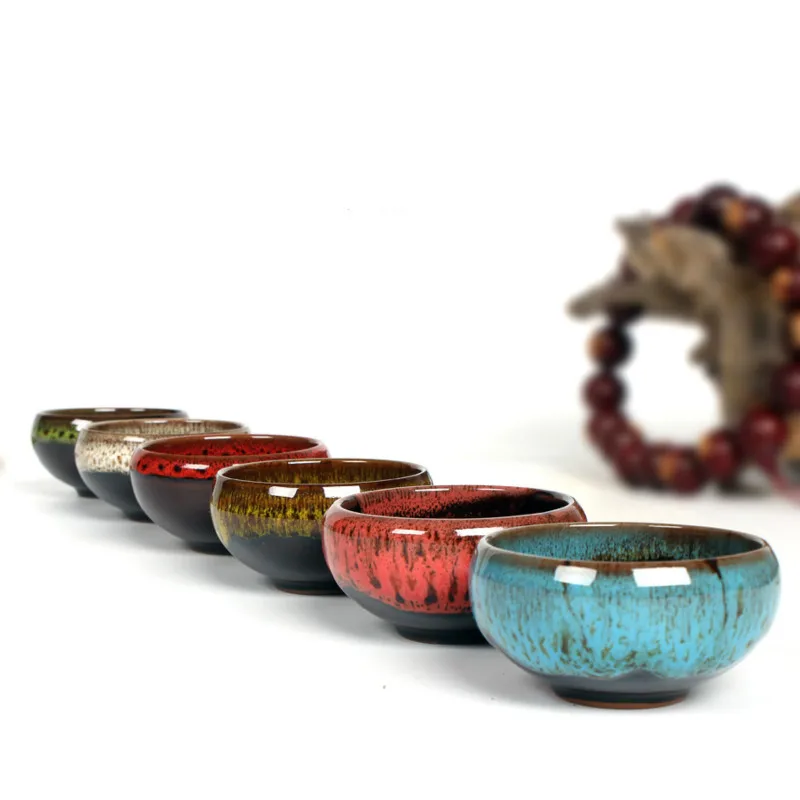 Лидер продаж 2020 3 шт./лот китайский Teacup 50 мл чайный сервиз из фиолетовой глины|mug