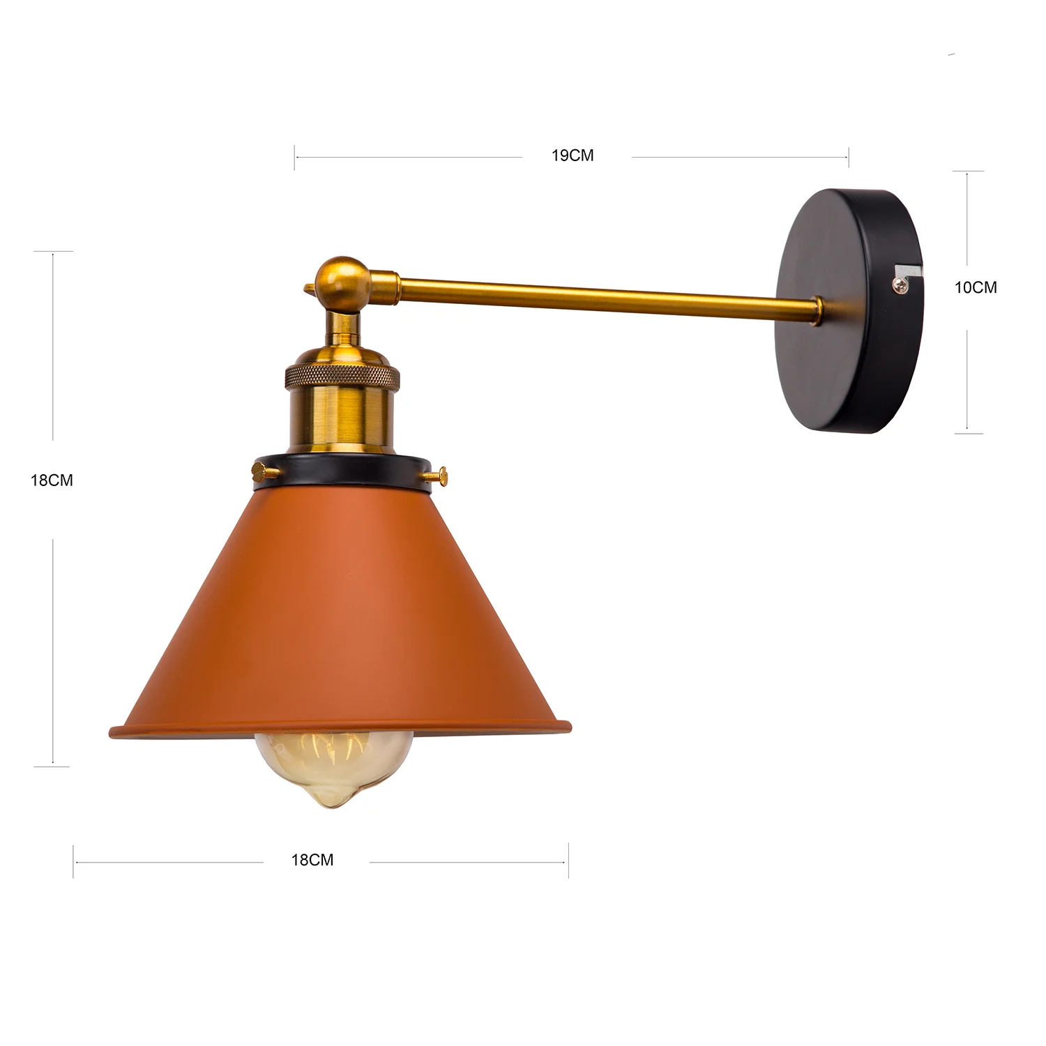 Винтаж промышленные настенные светильники бра Wandlamp фоновая фотография в стиле ретро лампа 110 V-220 V E27 Крытый Спальня Ванная комната балкон бар проход потолочный светильник - Цвет абажура: 3