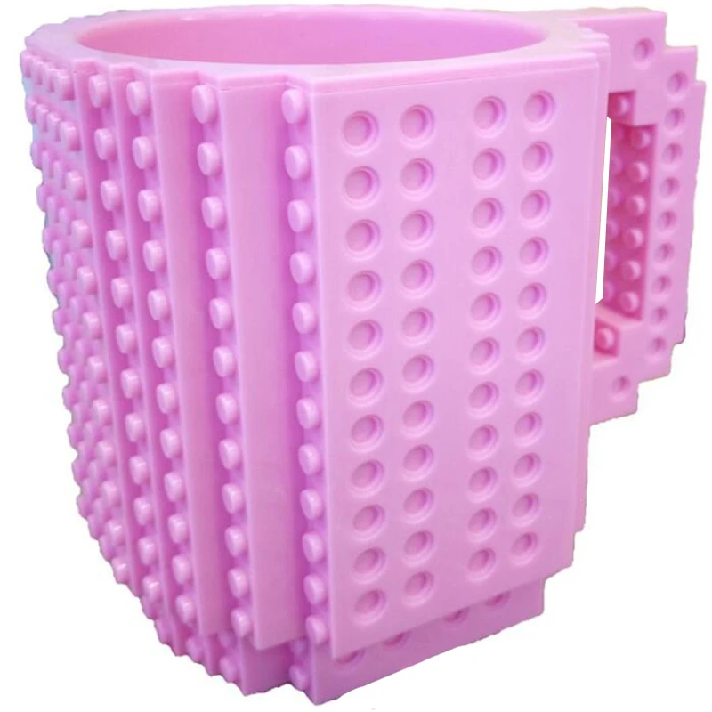 Строительные кирпичные кружки DIY кофейные в сборке строительные блоки