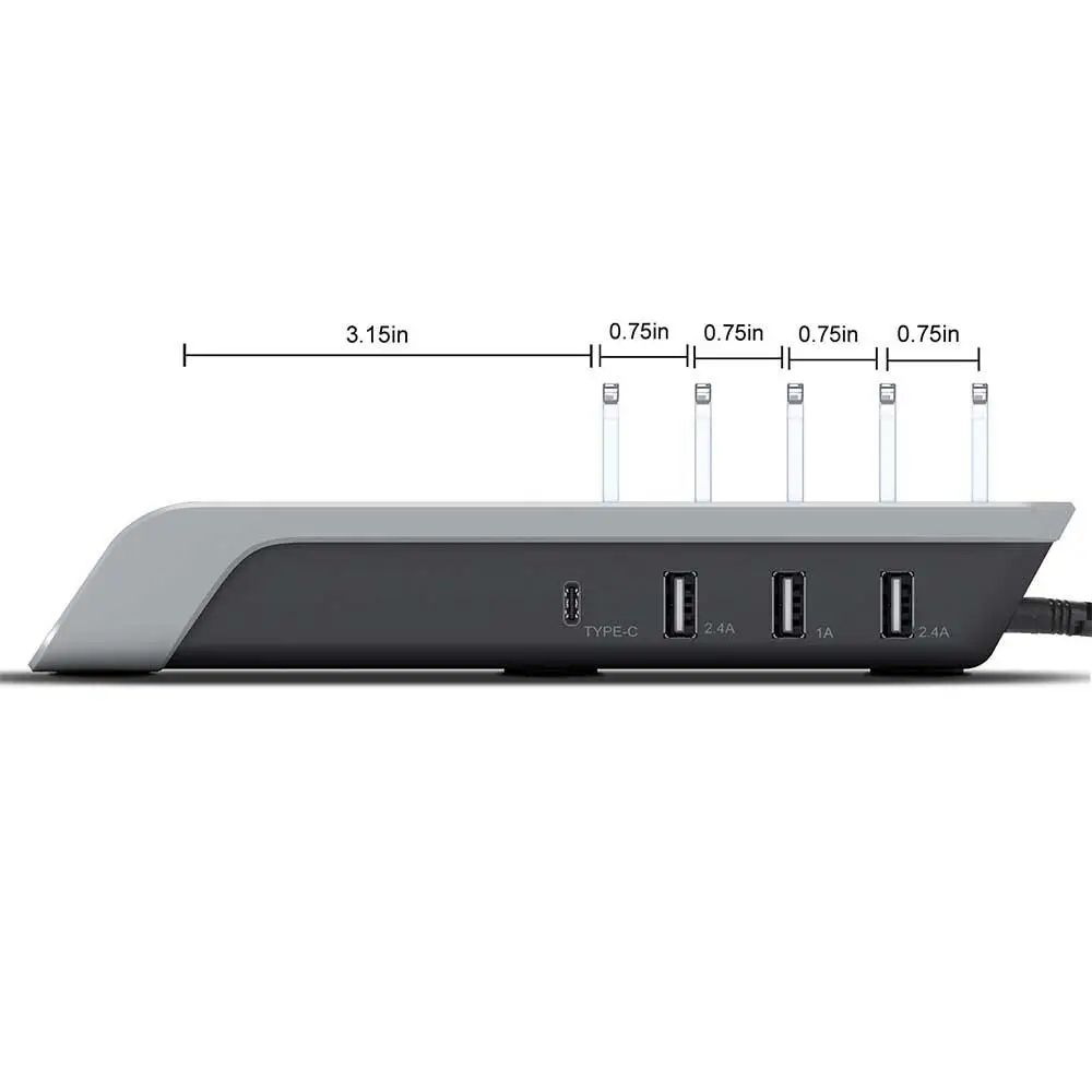 Мульти 3 порта USB зарядное устройство Кронштейн Мобильный планшет смарт
