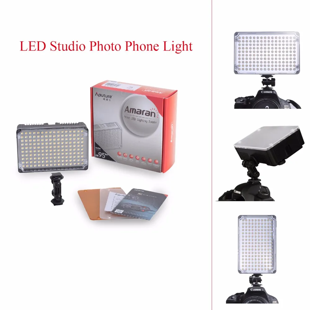 Aputure Amaran AL-H160 CRI95 на камеру светодиодный студийный фото телефон свет для Dsr DV