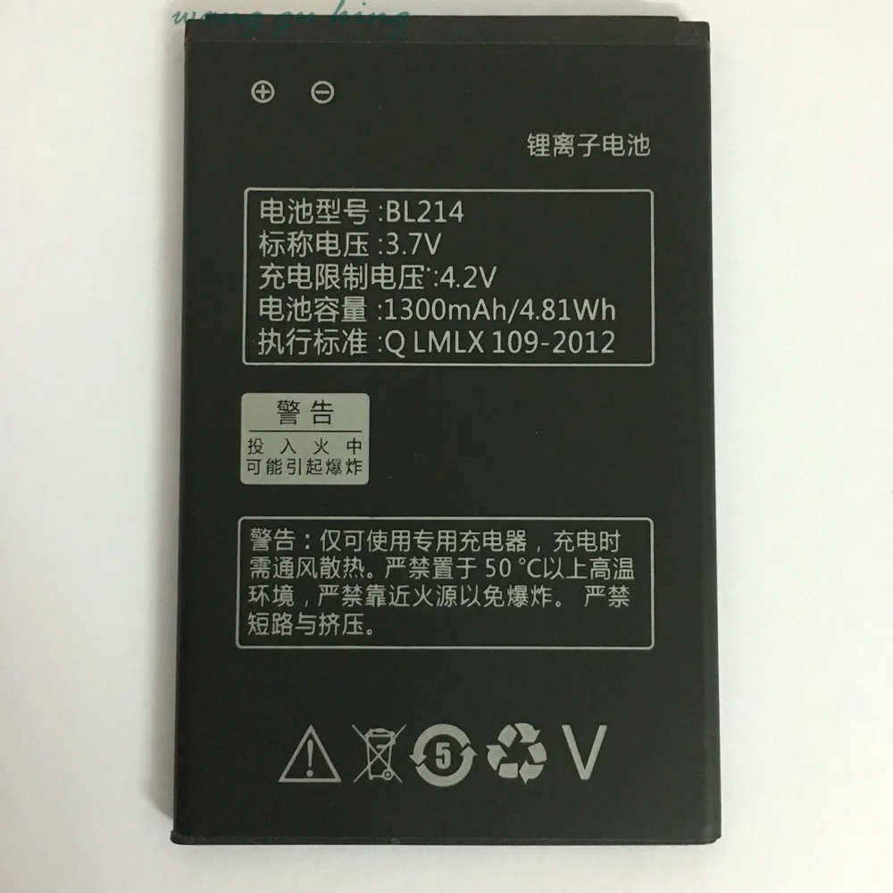 Новинка 1300 мАч BL214 батарея для мобильного телефона Lenovo A208T A218T A269 A269I A300TA305E A316 A360E +